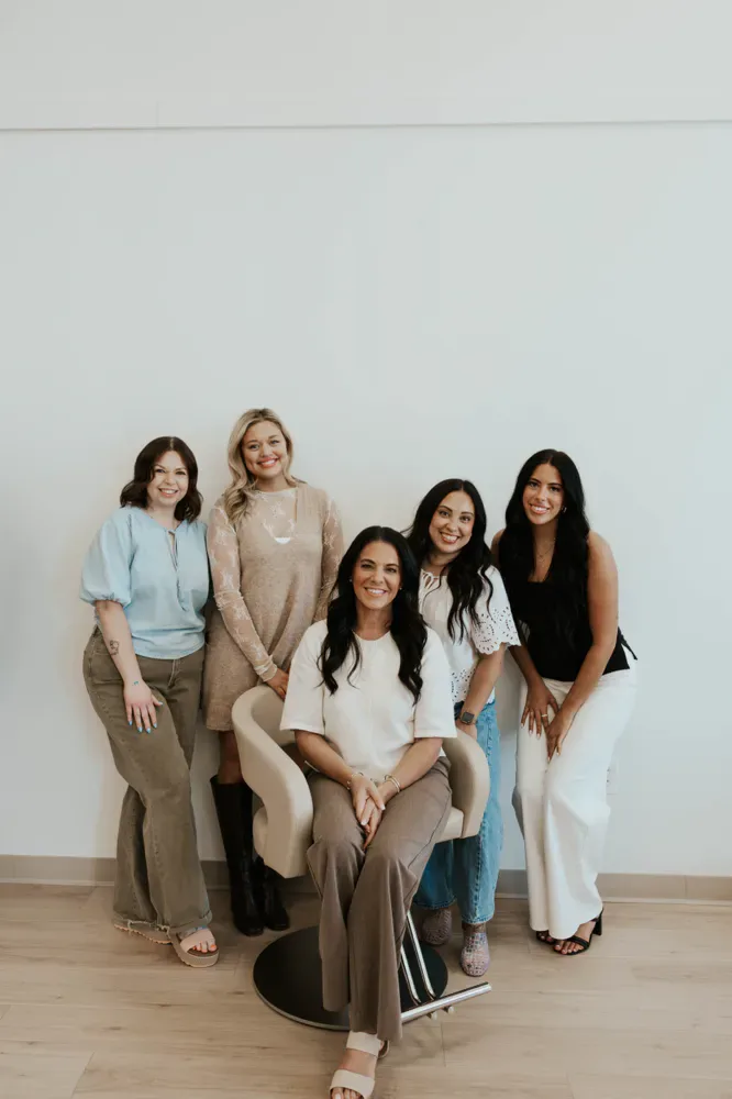 The Salon Elite team in the studio
